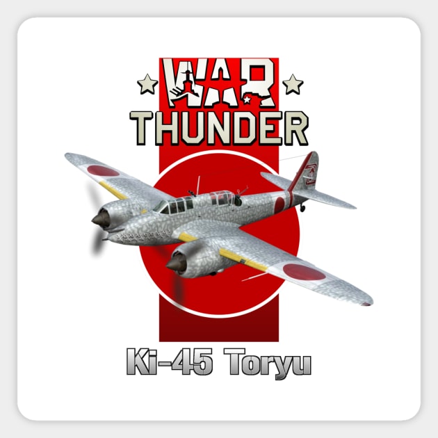 Kawasaki Ki-45 Toryu Sticker by MilMerchant